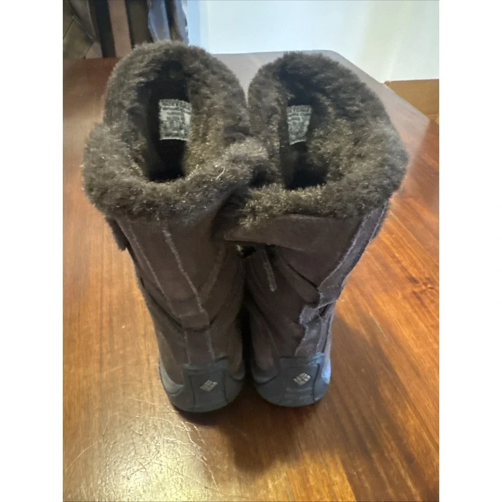 Columbia Namara Women's‎ 6.5 Brown Suede Winter Boots Fur Lined Omni-Grip